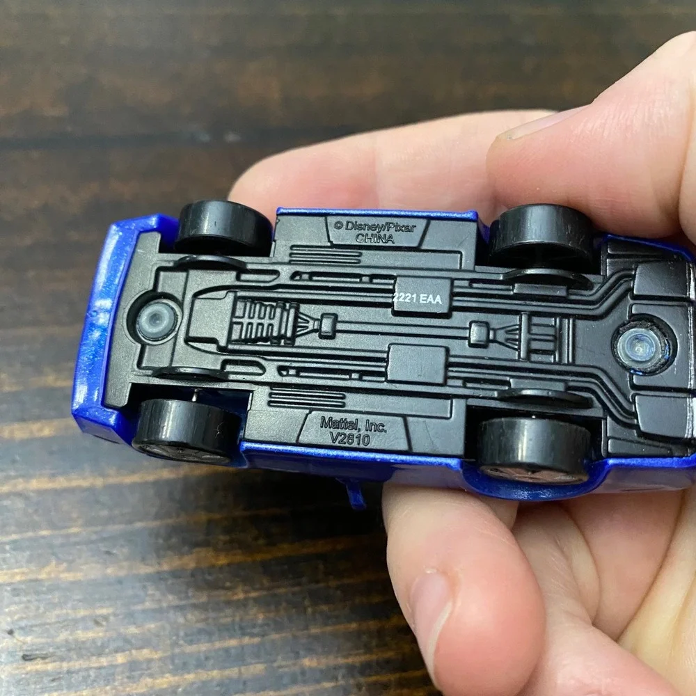 Disney Pixar Cars Rod Torque Redline‎ Blue Diecast Muscle Car Mattel V2810 1:55
